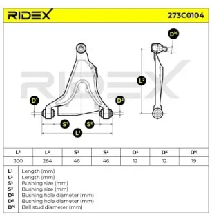 Bras de suspension pour VOLVO- 271629, 2716298, 271902, 2719029, 2723377, 272339, 3516183, 3546702, 8628492, 8628496