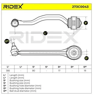 Bras de suspension pour MERCEDES-BENZ, MERCEDES-BENZ (BBDC)- 2113301211, 2113301611, 2113303011, 2113304411, A2113301211