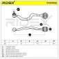 Bras de suspension pour BMW- 1132160, 1133712, 1141098, 31121132160, 31121133712, 31121141098 31122226582