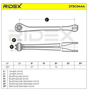 Bras de suspension pour BMW MINI- 33321092237