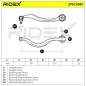 Bras de suspension pour MAZDA- GJ6A34J00, GJ6A34J00B, GJ6A34J00C, GJ6A34J00D, GR1A34J00 GR1B34J00