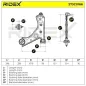 Bras de suspension pour ABARTH, ALFA ROMEO, CITROËN, FIAT, OPEL, PEUGEOT, VAUXHALL- 13426552, 5352039 55703230