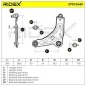 Bras de suspension pour DACIA, NISSAN, OPEL, RENAULT, VAUXHALL- 91166462, 93851117 93858141