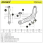 Bras de suspension pour GENERAL MOTORS, OPEL, SUZUKI, VAUXHALL- 4708300 95515571