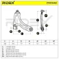 Bras de suspension pour GENERAL MOTORS, OPEL, VAUXHALL- 5352028, 93338569 93388569