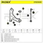 Bras de suspension pour ABARTH, ALFA ROMEO, CITROËN, FIAT, GENERAL MOTORS, OPEL, PEUGEOT, VAUXHALL- 13426553, 5352038