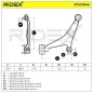 Bras de suspension pour CITROËN PEUGEOT- 352078