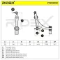 Bras de suspension pour ALFA ROMEO- 50704306, 50706858, 50707029, 50707316, 51795447, 51805471, 51842925, 71746515