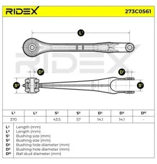 Bras de suspension pour PORSCHE- 99634104303, 99634104306 99733104301