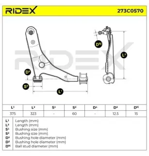 Bras de suspension pour VOLVO- 30887654