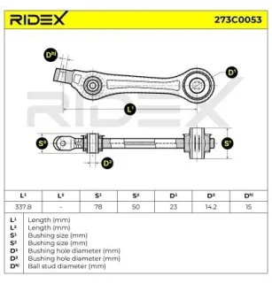 Bras de suspension pour CHRYSLER- DA782561AE