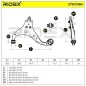 Bras de suspension pour HYUNDAI, KIA- 545001F010, 545001F110, 545002E011, 545002E030, 545002E110, 545001F000