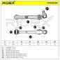 Bras de suspension pour MITSUBISHI- MB912510, MR162580, MR165280, MR296296, MR325576, MR972466, MR972470 R325576