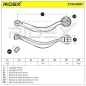 Bras de suspension pour BMW- 1096169, 31121096169, 31126769717 6769717