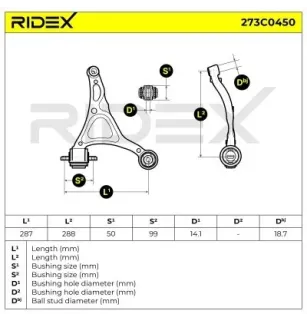 Bras de suspension pour VOLVO- 30639780, 30645845, 31304045, 31201004 36012860