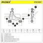 Bras de suspension pour MERCEDES-BENZ OSCA- 10245