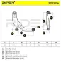 Bras de suspension pour MAZDA- B25D34300, B25D34300A, B25D34300B, B25D34300C, B25D34300D, B28V34300B, C10034300