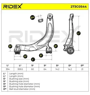 Bras de suspension pour VW- 7H0407151E, 7H0407151F, 7H0407151G, 7H8407151B 7H8407151