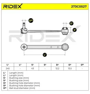 Bras de suspension pour MERCEDES-BENZ- 1243500153, 2013502753, 2013502953, 2013501953, 2013503253, 2103500653