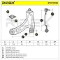 Bras de suspension pour OPEL - 352064, 352061, VAUXHALL- 13140037, 13140039, 24428977, 24449453, 352041, 352061 352064