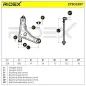 Bras de suspension pour AUDI - 1H0407151, SEAT - 1H0407151, SKODA - 1H0407151, VW- 1H0407151