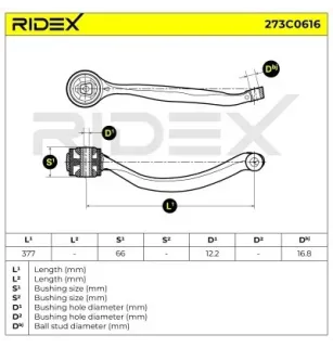 Bras de suspension pour BMW- 31126768983 6768983