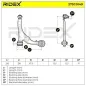 Bras de suspension pour FIAT- 50700779, 507007979, 93501486