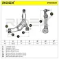 Bras de suspension pour AUDI, PORSCHE, SEAT, SKODA, VW- 7L8407152D, 7L8407152E, 7L8407152F, 7L8407152K