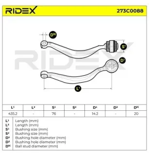 Bras de suspension pour BMW- 1096170, 31121096170, 31126769718 6769718