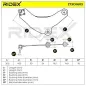 Bras de suspension pour GENERAL MOTORS, NISSAN, OPEL, RENAULT, VAUXHALL- 093858142, 093851118, 91166461, 091166461