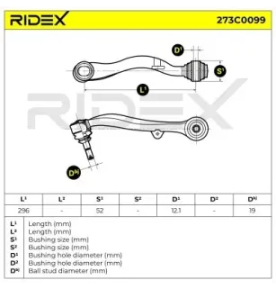 Bras de suspension pour BMW- 2347984, 2347986, 31122347984, 31122347986, 31126755836, 31126770122, 31126770772