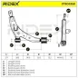 Bras de suspension pour HYUNDAI VOLVO- 3546266