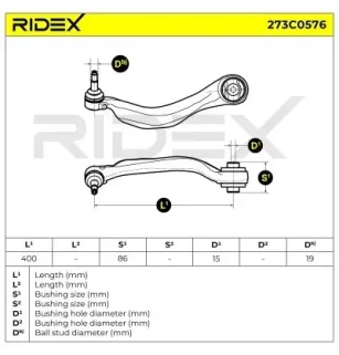 Bras de suspension pour BMW- 31126775971 6775971