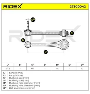 Bras de suspension pour BMW- 1090745, 1097264, 33321090745, 33321097264, 33326768791 6768791