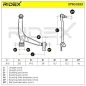 Bras de suspension pour CITROËN - 3521R4, 3521L6, PEUGEOT- 3521E9, 3521F3, 3521L4, 3521L5, 3521F9, 3521L6 3521R4