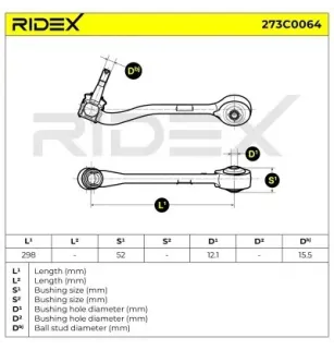 Bras de suspension pour BMW- 1096316, 31121096316, 31126760276 6760276