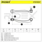 Bras de suspension pour AUDI - 4E0407506D, 4E0407506F, AUDI (FAW) - 4E0407506E, 4E0407506B, VW- 4E0407506B 4E0407506E