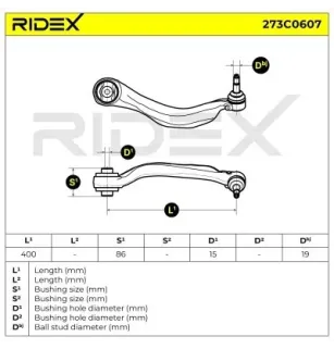 Bras de suspension pour BMW- 31126775972 6775972