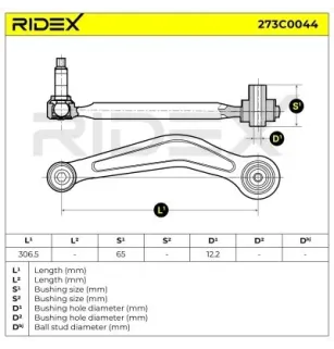 Bras de suspension pour BMW - 6767831, 33321094209, 33326767831, 33321090815, 1094209, 1090815, MINI- 33321090815