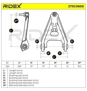 Bras de suspension pour SMART- 4513300010 A4513300010