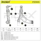 Bras de suspension pour AUDI, PORSCHE, SEAT, SKODA, VAG, VW- 7L0407152C, 7L0407152D, 7L0407152E, 7L0407152H 7L8407152B