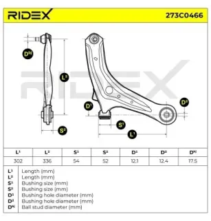 Bras de suspension pour FORD, MAZDA- 8V513042BD, D65134300, D65134300B, D65134300C D65134300D