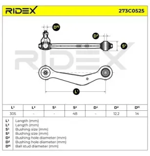 Bras de suspension pour BMW- 1090906, 33321090906, 33326770060 6770060