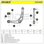 Bras de suspension pour DACIA, RENAULT- 6025305572 6025307649