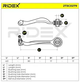 Bras de suspension pour MERCEDES-BENZ- 2203301711, 2203303411, 2203304411, 2203305811, A2203301711, A2203303411