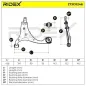 Bras de suspension pour HYUNDAI- 545012H000 545012H100