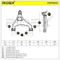 Bras de suspension pour CHRYSLER, MERCEDES-BENZ, VW- 2D0407022, 2D0407022B, 9013301907 9013302507