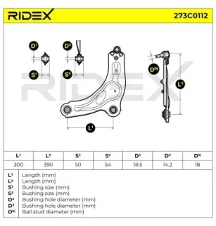 Bras de suspension pour RENAULT- 545048101R, 8200266041, 8200423382, 8200484811, 8200602617, 8200458814 8200602620