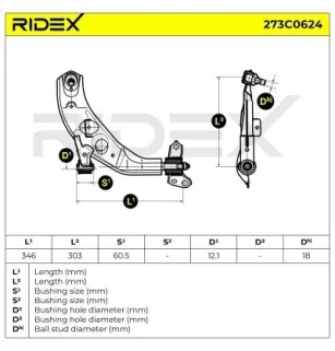 Bras de suspension pour MAZDA SAIC-IVECO HONGYAN- 40MZ002