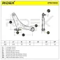 Bras de suspension pour HYUNDAI- 5450226000